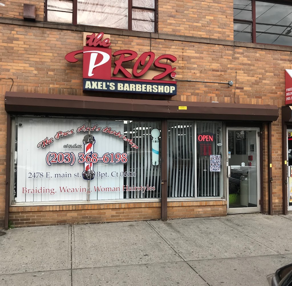 Pros Axels Barber Shop | 2478 E Main St, Bridgeport, CT 06610 | Phone: (203) 368-6198