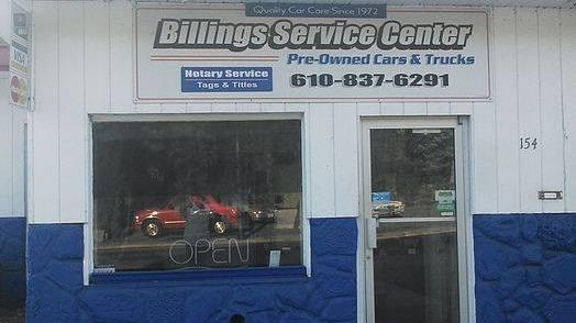 Billings Service Center Inc | 154 N Walnut St, Bath, PA 18014 | Phone: (610) 837-6291