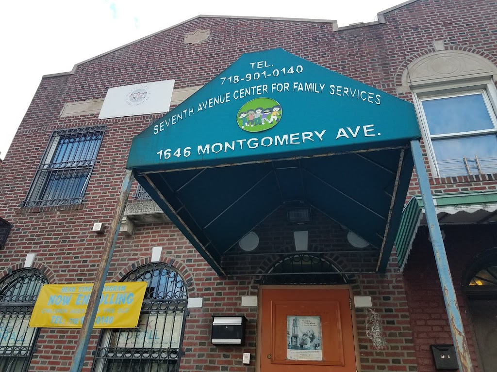 Seventh Avenue Center For Family Services | 1646 Montgomery Ave, The Bronx, NY 10453 | Phone: (718) 901-0140