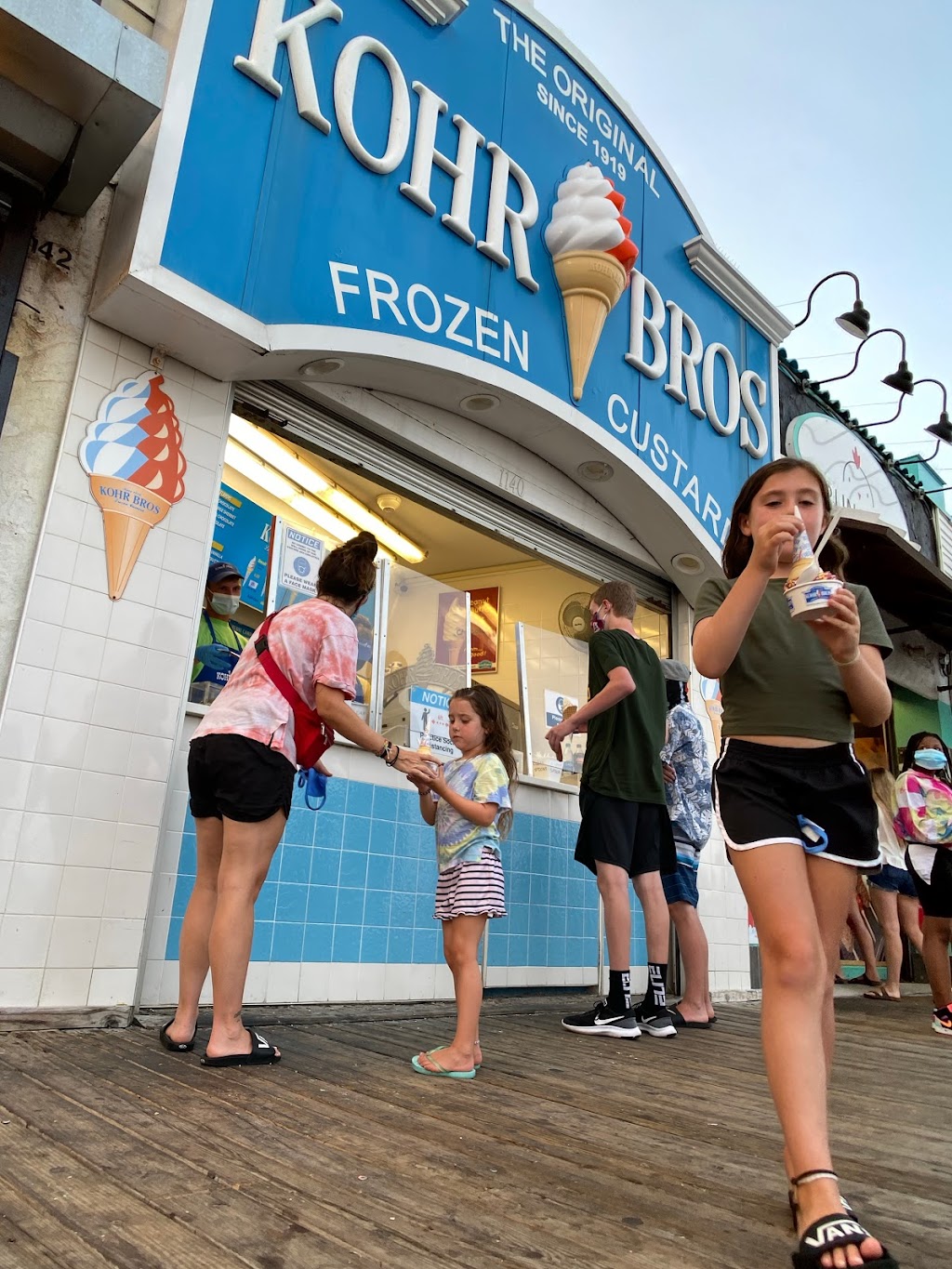 Kohr Bros Frozen Custard | 986 Boardwalk, Ocean City, NJ 08226 | Phone: (609) 398-3440