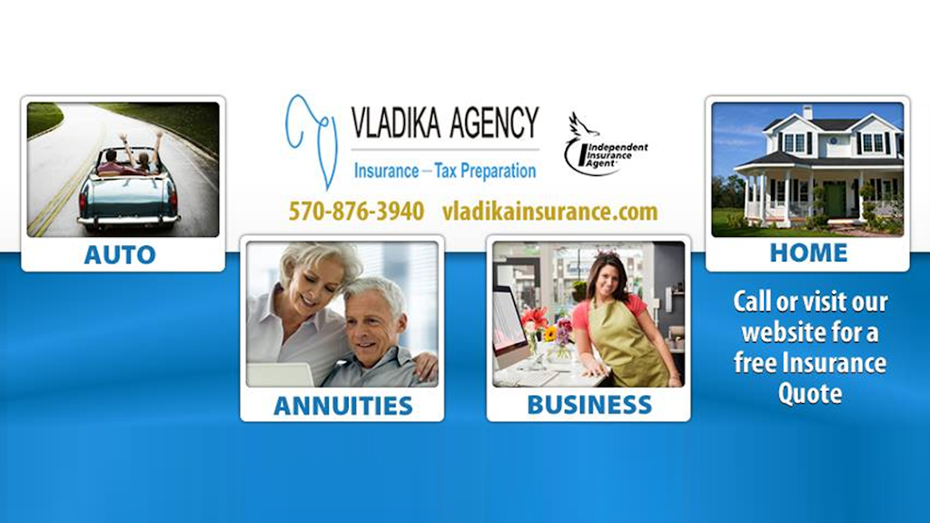 Vladika Insurance Agency | 649 Washington Ave, Jermyn, PA 18433 | Phone: (570) 876-3940