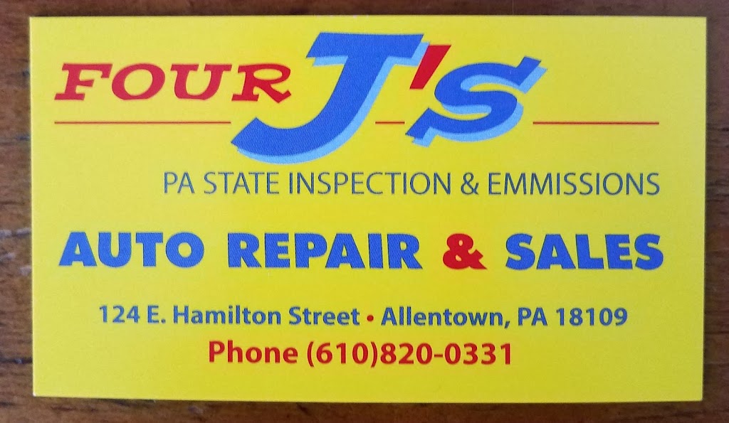 Jays Auto | 124 E Hamilton St, Allentown, PA 18109 | Phone: (610) 820-0331