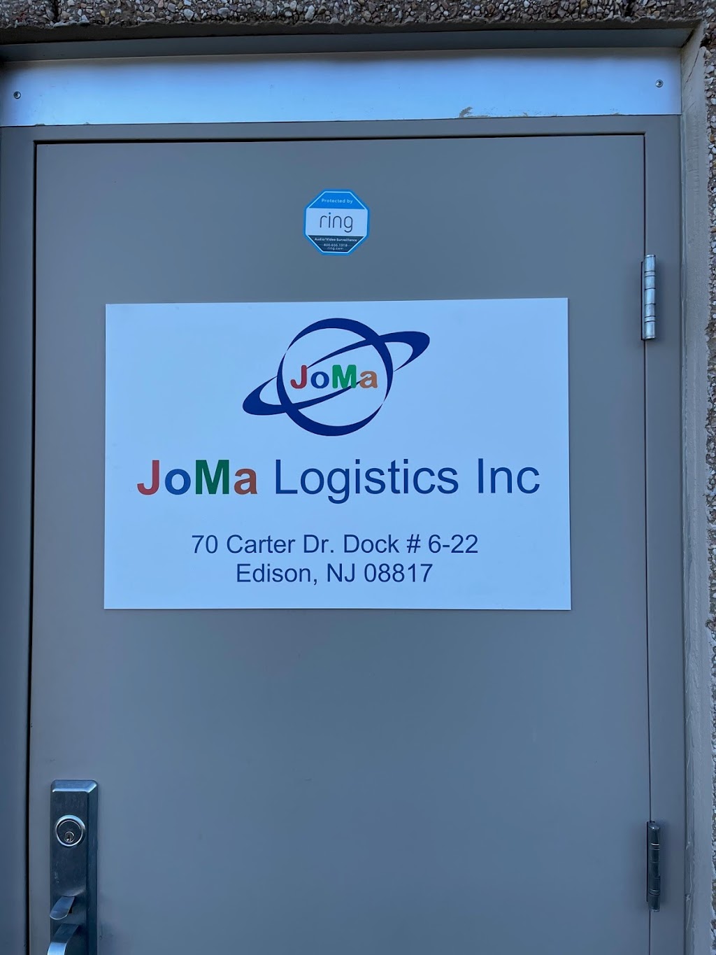 Joma Logistics Inc | 70 Carter Dr, Dock # 6-23, Edison, NJ 08817 | Phone: (732) 253-0269