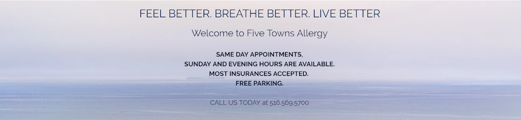 Five Towns Allergy | 1705 Broadway #3, Hewlett, NY 11557 | Phone: (516) 569-5700