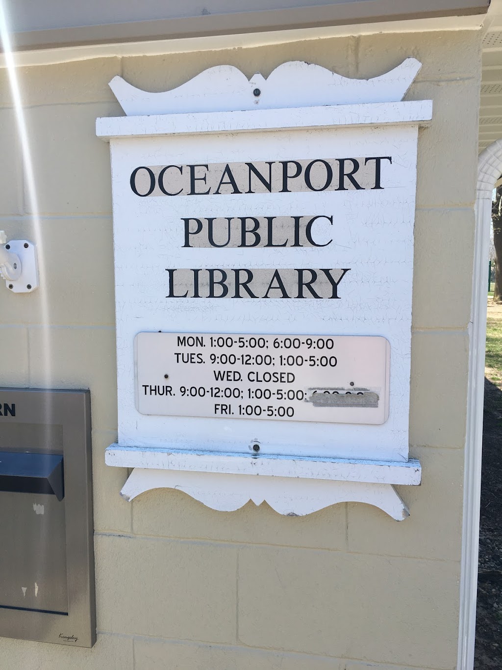 Oceanport Borough Library | 8 Iroquois Ave, Oceanport, NJ 07757 | Phone: (732) 229-2626