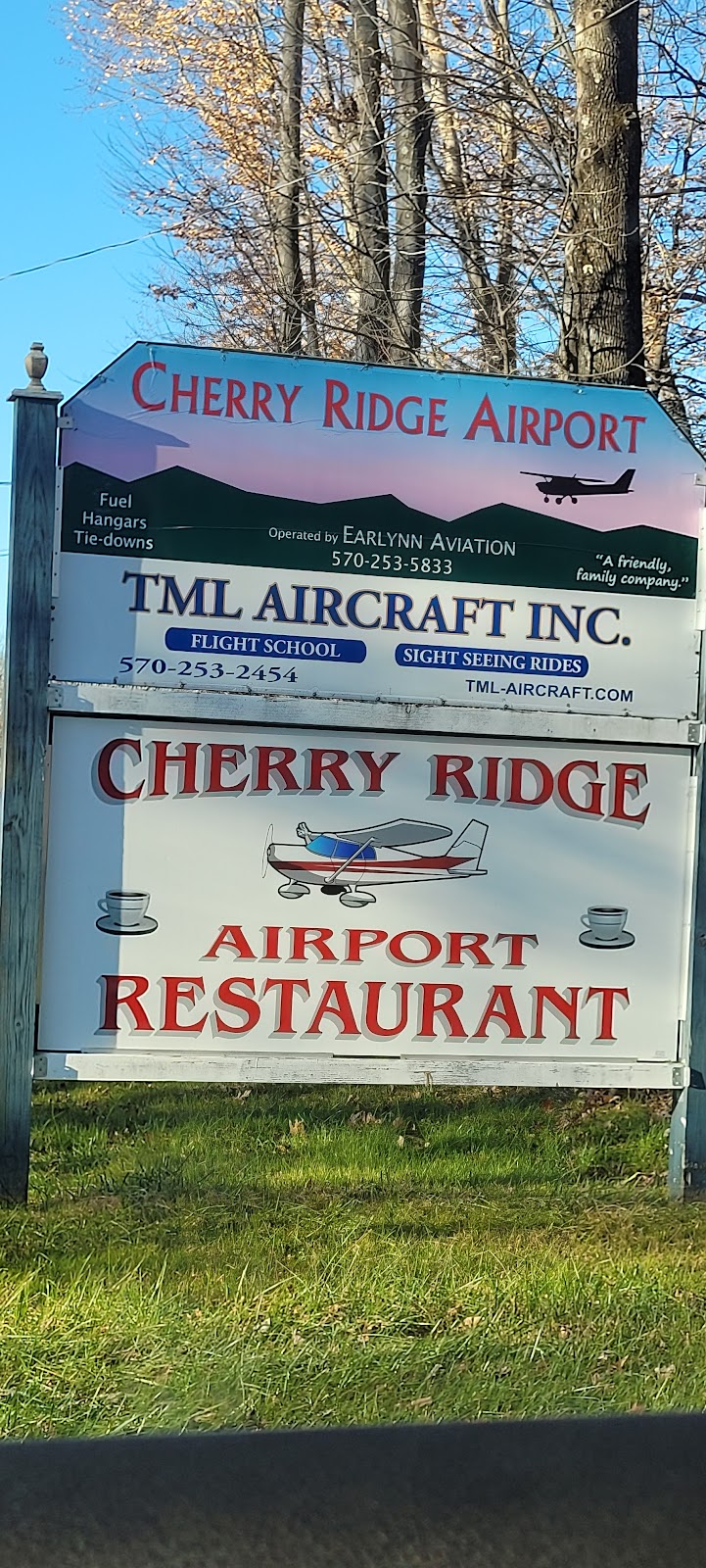 Cherry Ridge Airport | 30 Bomber Ln, Honesdale, PA 18431 | Phone: (570) 253-5833