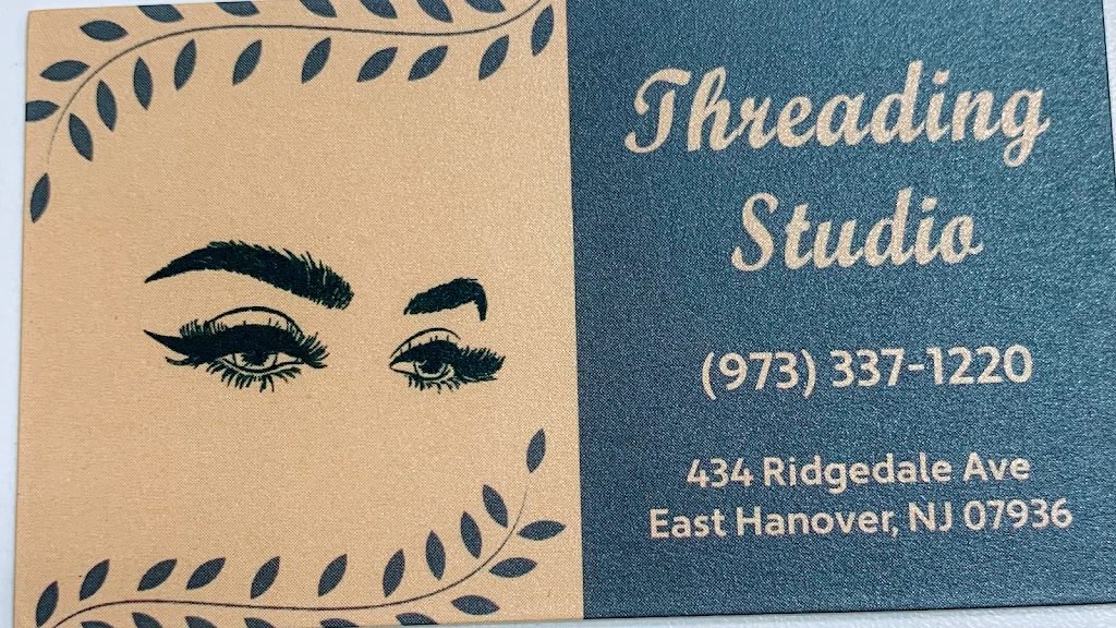 Threading Studio | 434 Ridgedale Ave, East Hanover, NJ 07936 | Phone: (973) 337-1220
