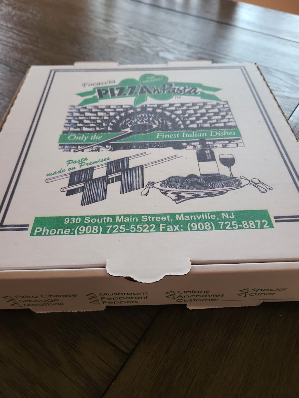 Pizza n Pasta | 930 S Main St, Manville, NJ 08835 | Phone: (908) 725-5522