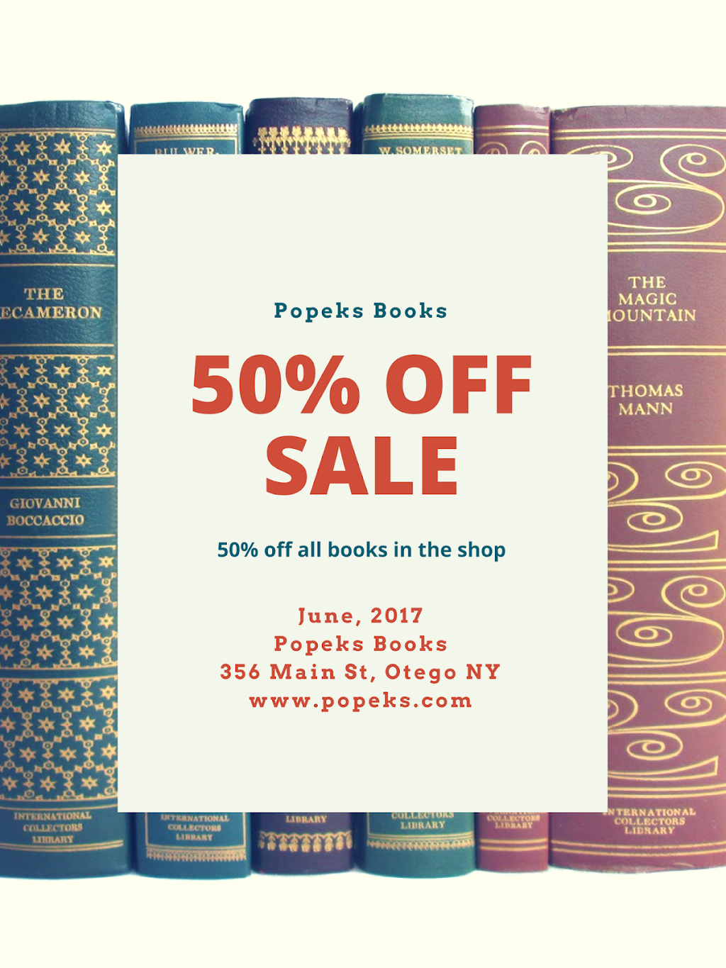 Popeks Used & Rare Books | 356 Main St, Otego, NY 13825 | Phone: (607) 431-8764