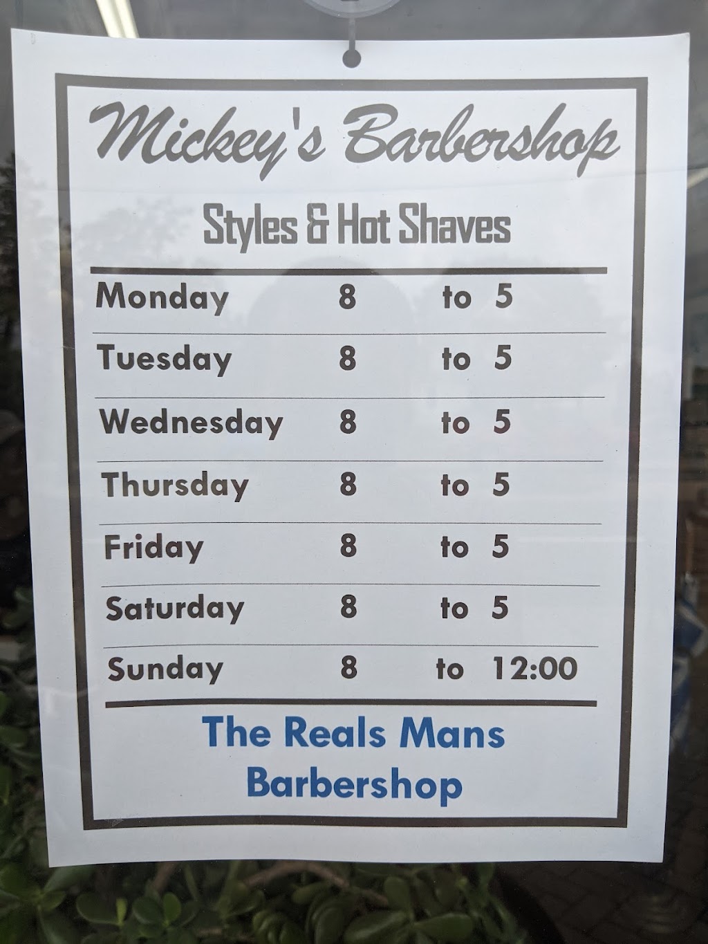 Mickeys Barbershop | 314 Main St, Avon-By-The-Sea, NJ 07717 | Phone: (732) 988-1522