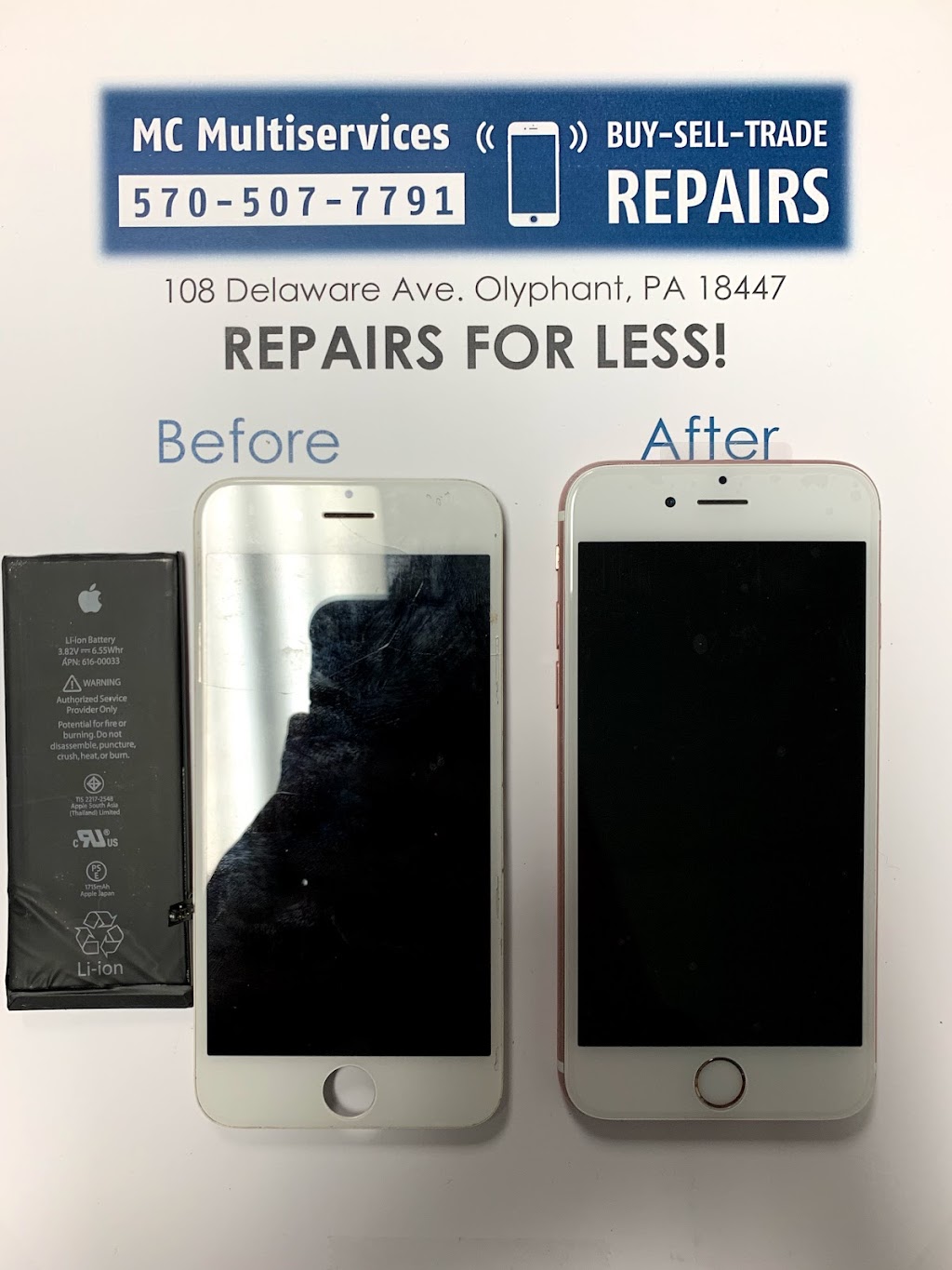 MC Multiservices (iPhone & iPad Repairs) | Northpoint Dr, Olyphant, PA 18447 | Phone: (570) 507-7791