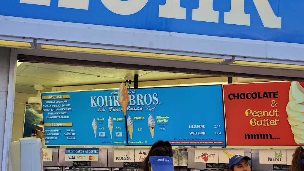 Kohr Bros Frozen Custard | 986 Boardwalk, Ocean City, NJ 08226 | Phone: (609) 398-3440