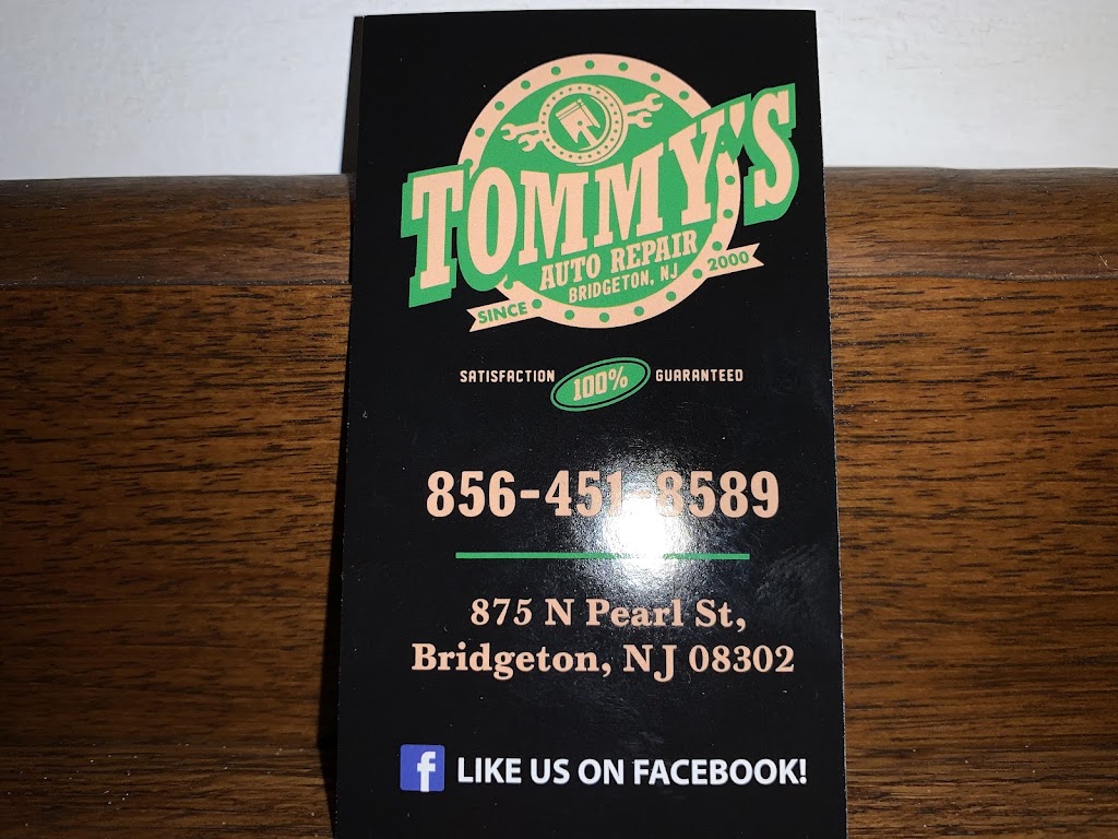 Tommys Auto Repair LLC | 875 N Pearl St, Bridgeton, NJ 08302 | Phone: (856) 451-8589