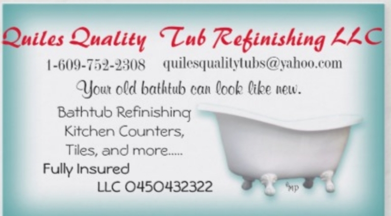 Quiles Quality Tub Refinishing LLC | 46 Syringa St, Browns Mills, NJ 08015 | Phone: (609) 752-2308