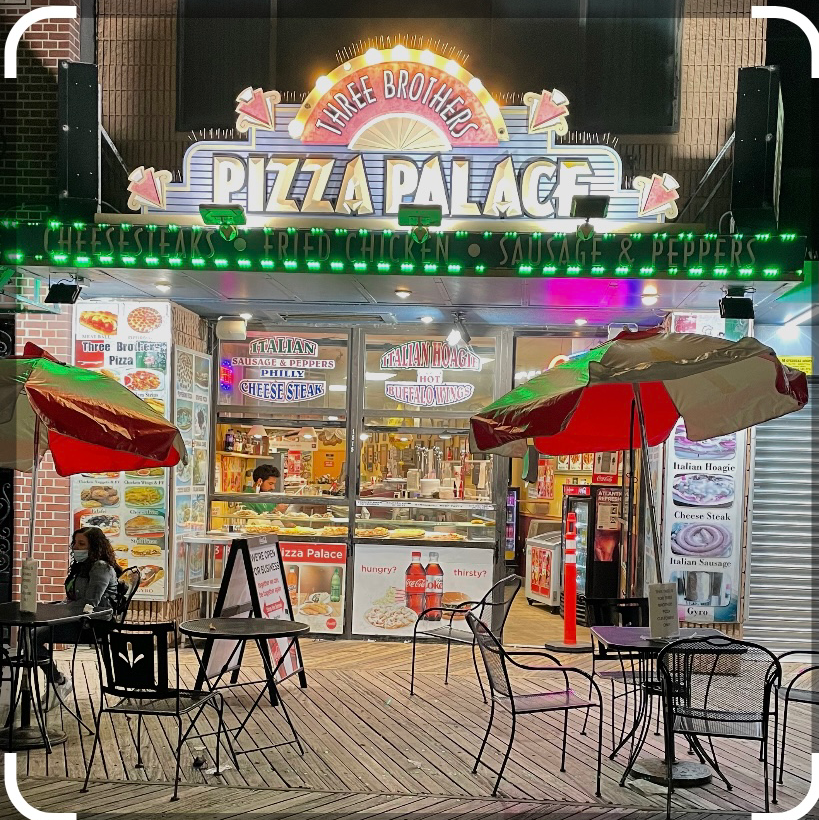 3 Brothers Pizza Palace | 1515 Boardwalk, Atlantic City, NJ 08401 | Phone: (609) 347-3131