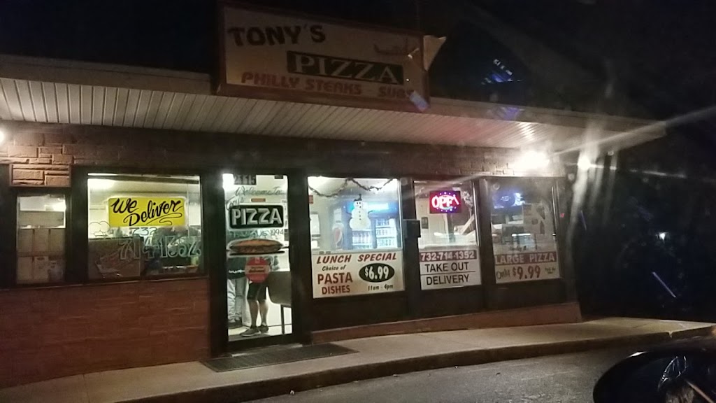 Tonys Pizza And Subs | 2115 NJ-88, Brick Township, NJ 08724 | Phone: (732) 714-1352