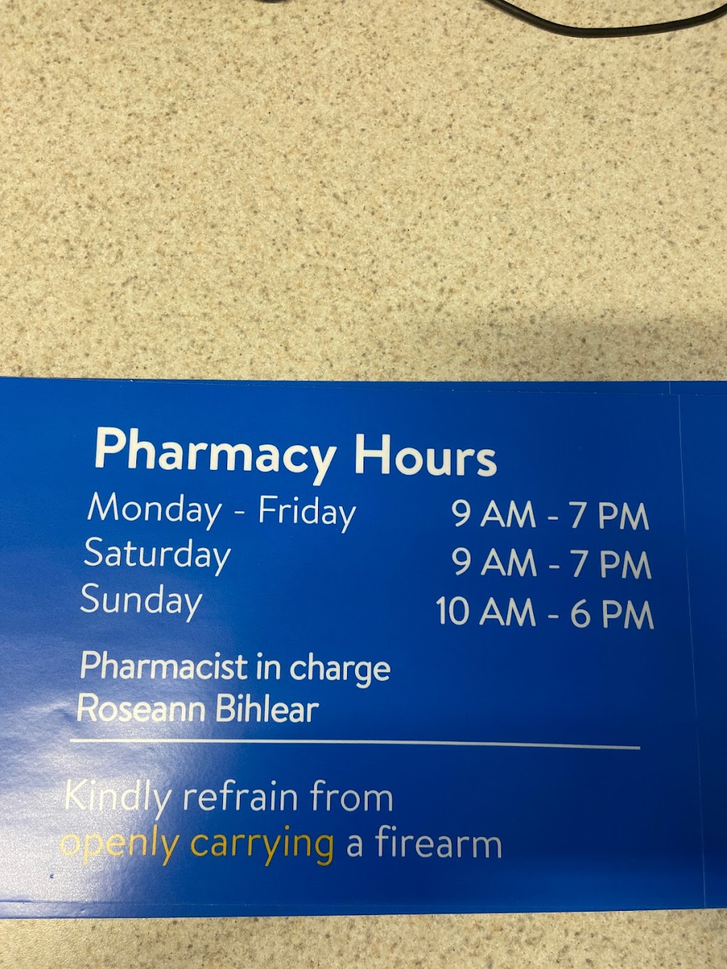 Walmart Pharmacy | Twp, 631 US-9, Little Egg Harbor Township, NJ 08087 | Phone: (609) 296-6430