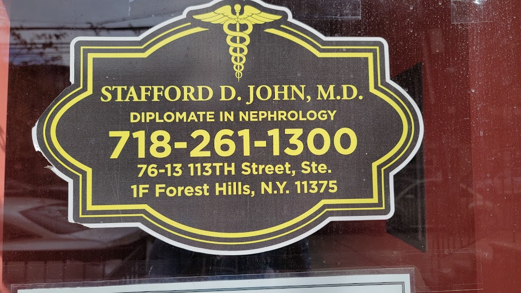 Stafford John MD | 76-13 113th St Ste 1F, Queens, NY 11375 | Phone: (718) 261-1300