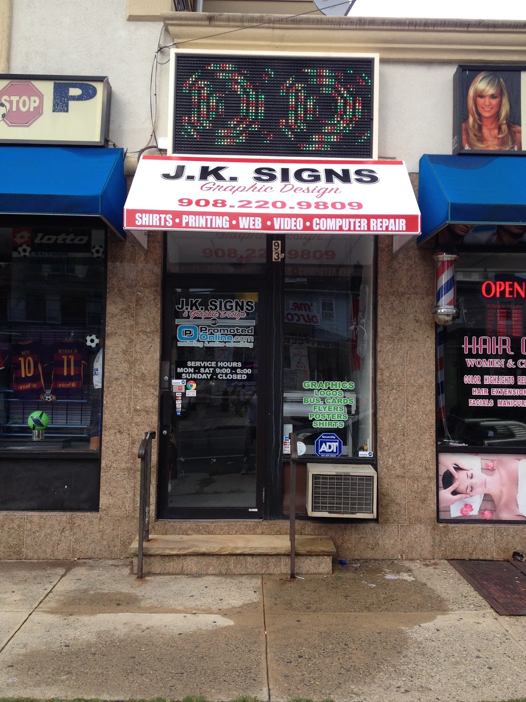 J K Signs & Graphic Design | 93 1/2 Elmora Ave, Elizabeth, NJ 07202 | Phone: (908) 351-0710