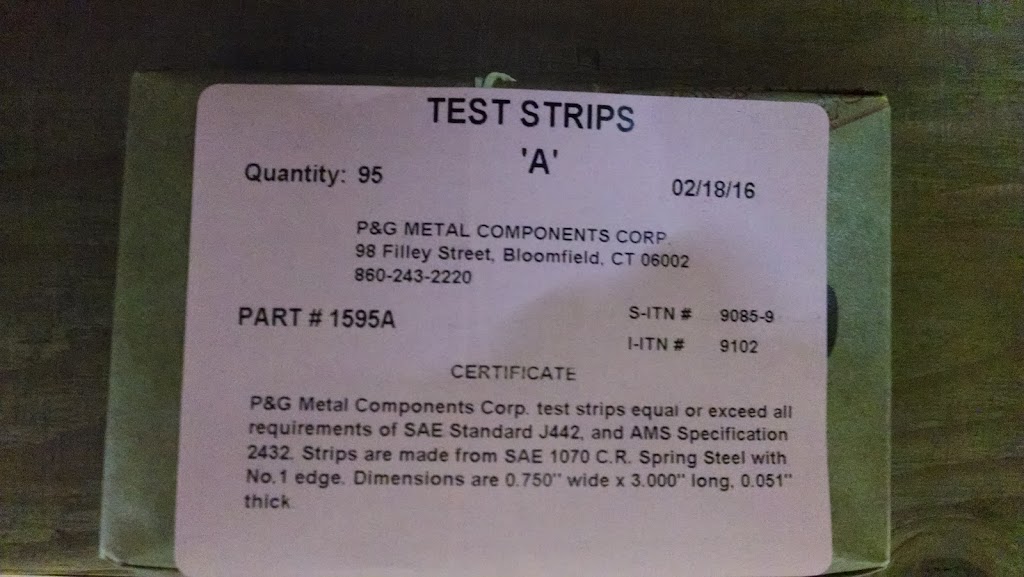 P&G Metal Components - metal stamping, compressor | 98 Filley St, Bloomfield, CT 06002 | Phone: (860) 243-2220