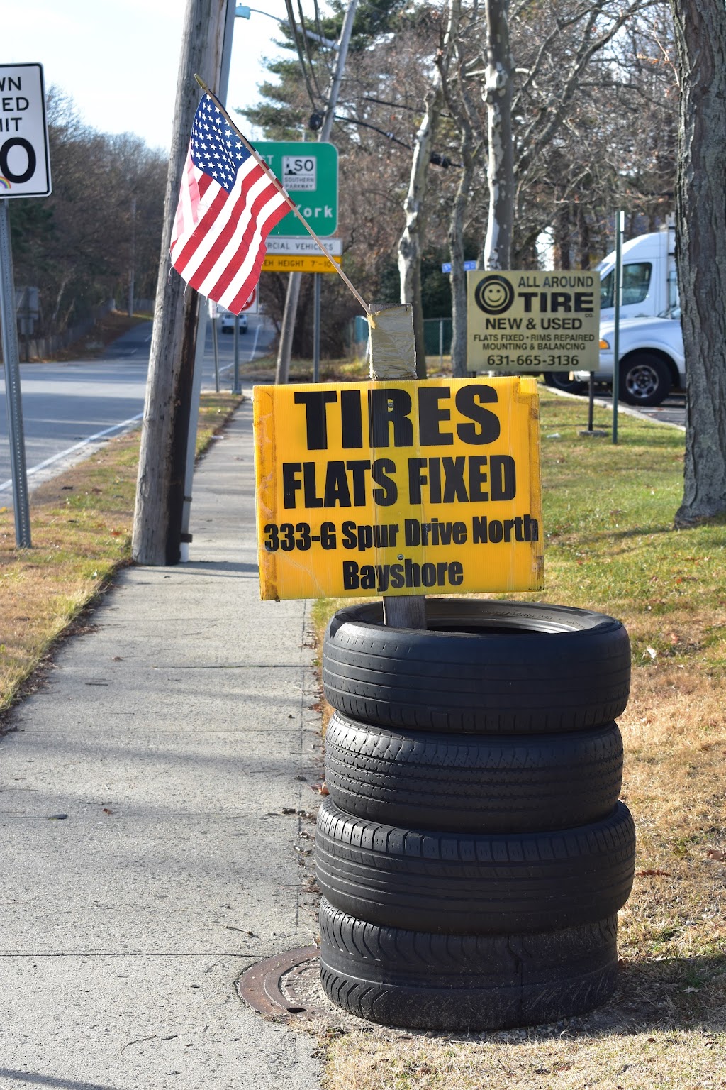 All Around Tire and NYS auto inspection | 333 Spur Dr N, Bay Shore, NY 11706 | Phone: (631) 665-3136