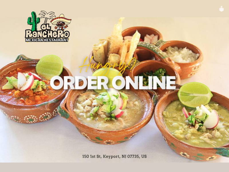 EL Ranchero Mexican Restaurant | 150 1st St, Keyport, NJ 07735 | Phone: (732) 888-6200