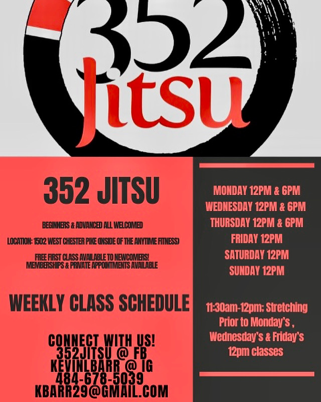 352 Jitsu | 1502 West Chester Pike, West Chester, PA 19382 | Phone: (484) 678-5039