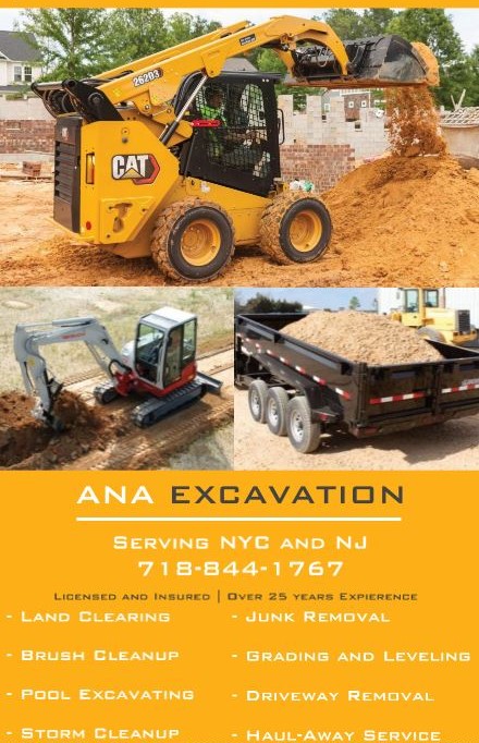 ANA Excavation | 77 Ironwood St, Staten Island, NY 10308 | Phone: (718) 709-1997