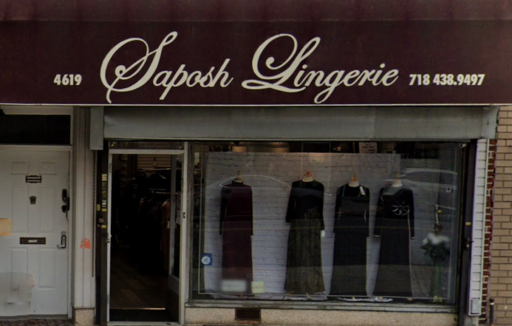 Saposh Lingerie | 4619 18th Ave, Brooklyn, NY 11204 | Phone: (718) 438-9497