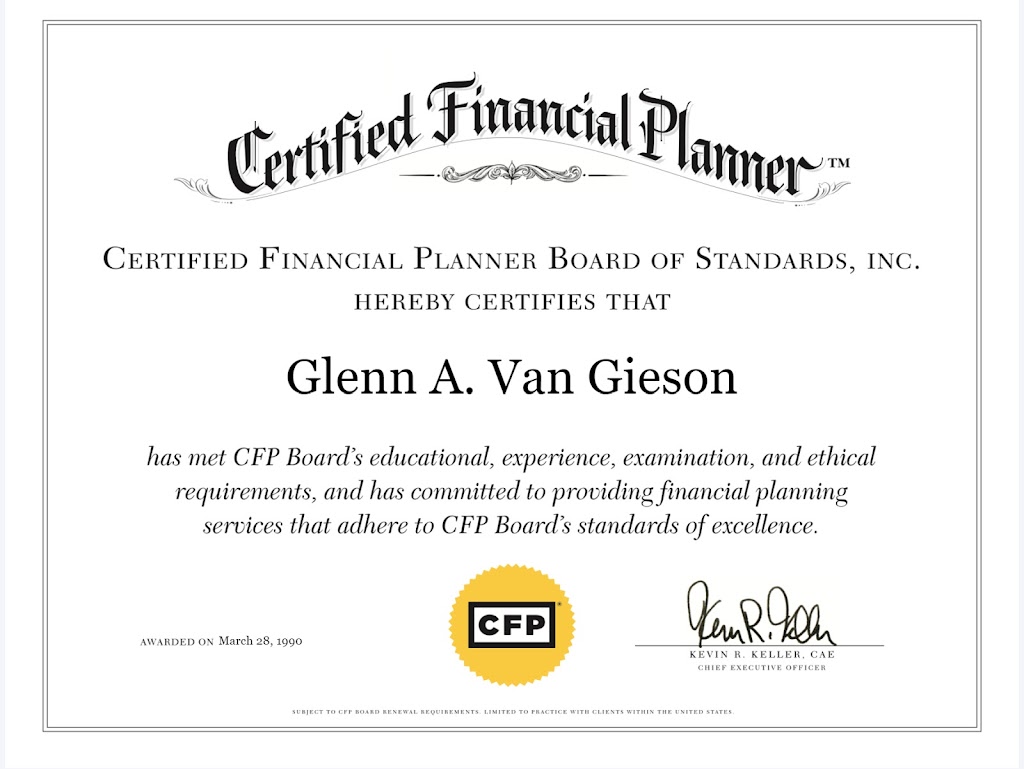Van Gieson Financial Advisor CFP® | 37 Hickory Drive, East Stroudsburg, PA 18301 | Phone: (570) 629-9025