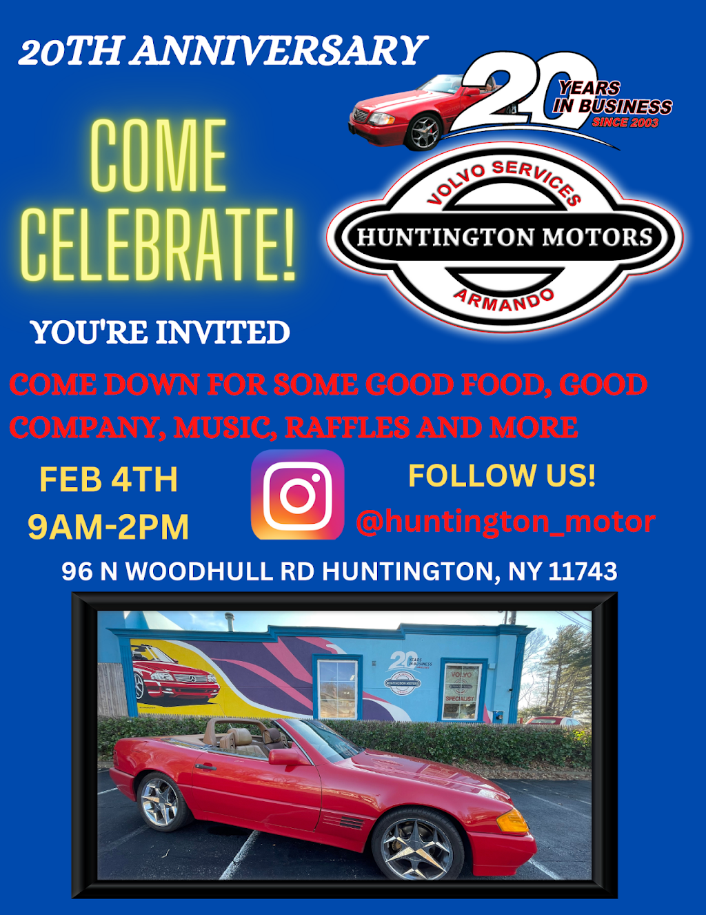 Huntington Motors | 96 N Woodhull Rd, Huntington, NY 11743 | Phone: (631) 549-3311