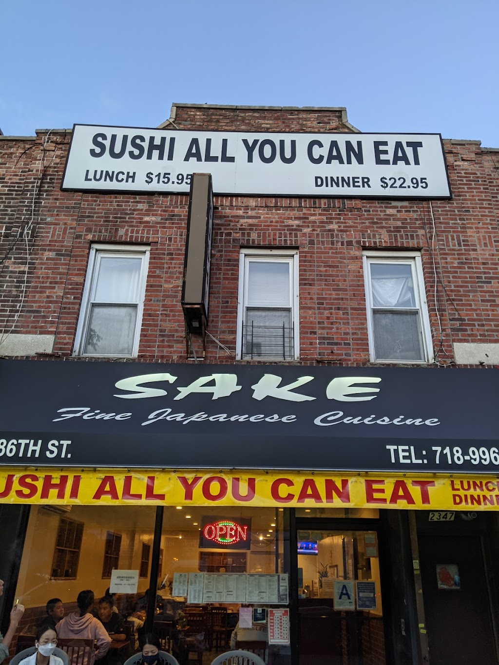 Sake Sushi | 2347 86th St, Brooklyn, NY 11214 | Phone: (718) 996-6288