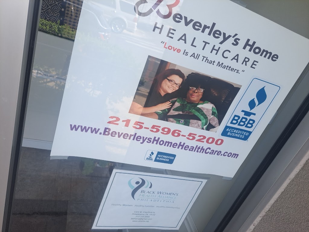 Beverleys Home Healthcare | 1324 W Clearfield St, Philadelphia, PA 19132 | Phone: (215) 596-5200