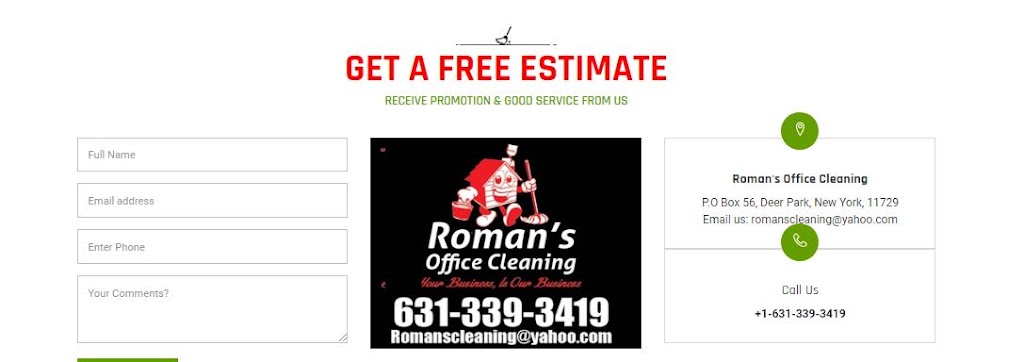 Romans Cleaning Company | 256 Old Country Rd, Deer Park, NY 11729 | Phone: (631) 505-9232