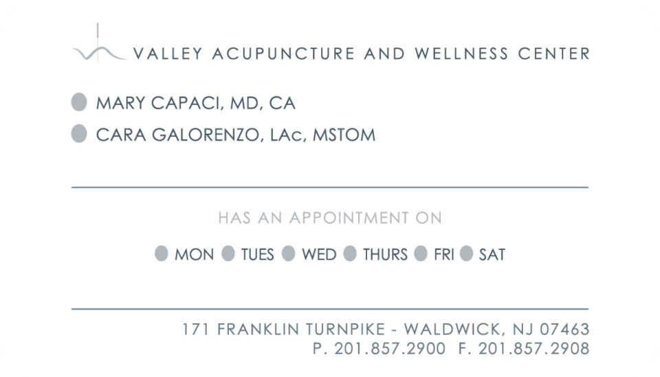 Valley Acupuncture and Wellness Center, PC | 171 Franklin Turnpike #205, Waldwick, NJ 07463 | Phone: (201) 857-2900