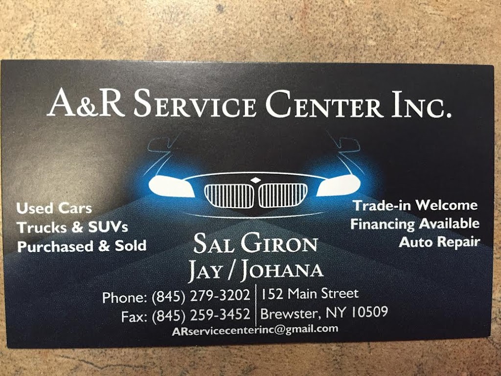 A & R Service Center Inc. | 152 Main St, Brewster, NY 10509 | Phone: (845) 279-3202