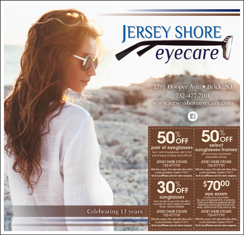 Jersey Shore Eyecare | 2791 Hooper Ave, Brick Township, NJ 08723 | Phone: (732) 477-7101