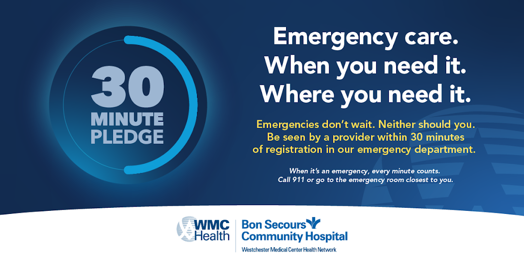 Bon Secours Community Hospital Emergency Department | 160 E Main St, Port Jervis, NY 12771 | Phone: (845) 858-7000