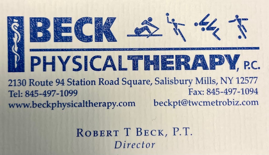 Beck Physical Therapy | Station Road Square, 2130 NY-94, Salisbury Mills, NY 12577 | Phone: (845) 497-1099