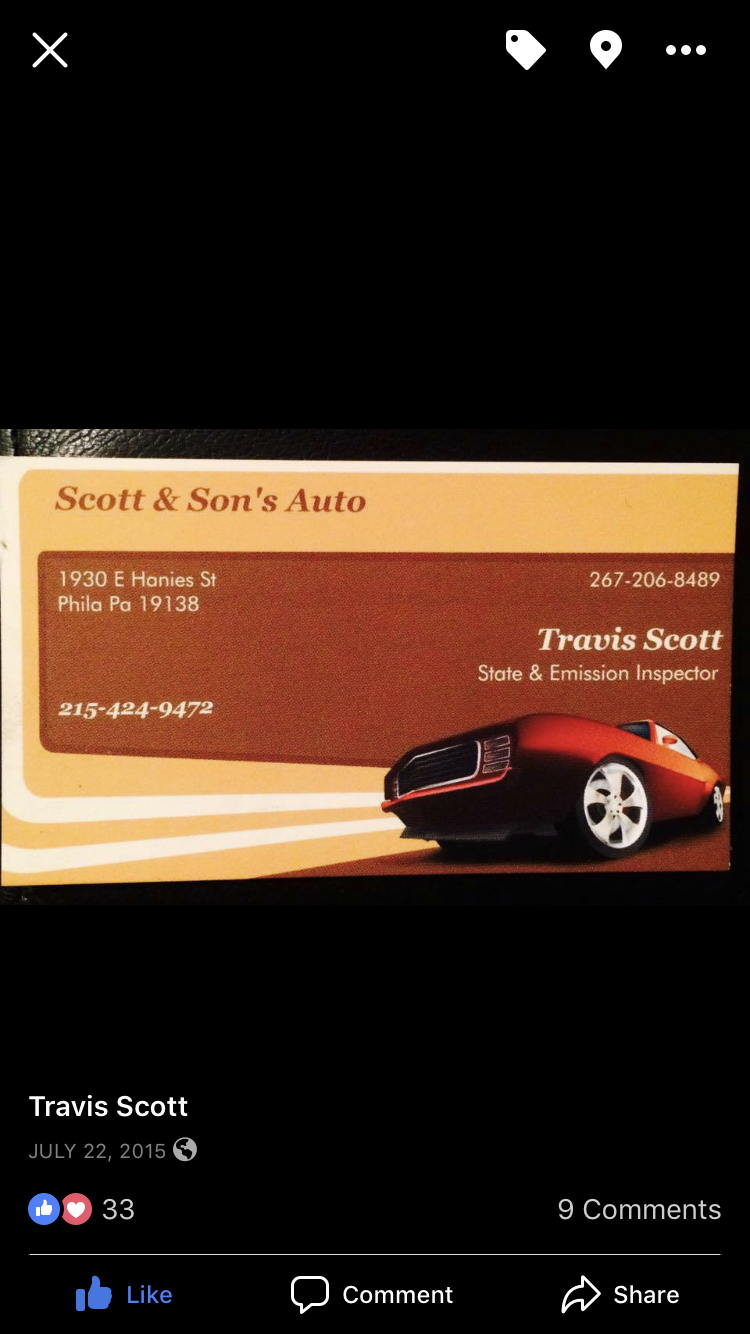 Scotts & Son Auto Repair | 1930 Haines St #2620, Philadelphia, PA 19138 | Phone: (215) 424-9472