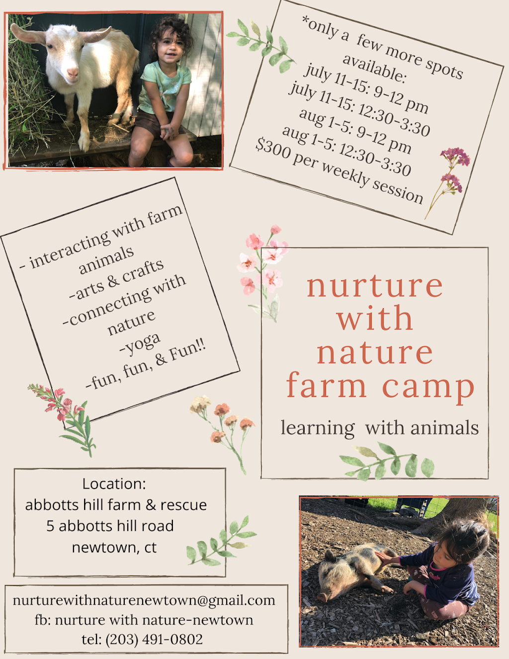 nurture with nature (newtown) | 5 Abbotts Hill Rd, Newtown, CT 06470 | Phone: (203) 491-0802