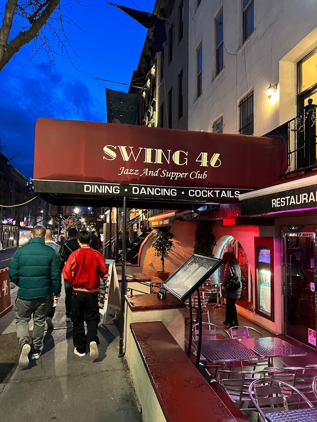 Swing 46 | 349 W 46th St, New York, NY 10036 | Phone: (212) 262-9554