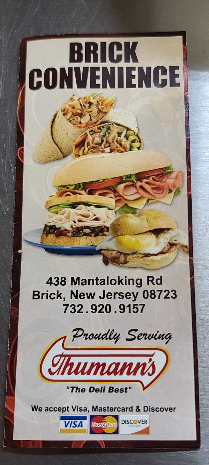 Bricktown Convenience | 438 Mantoloking Rd, Brick Township, NJ 08723 | Phone: (732) 920-9156