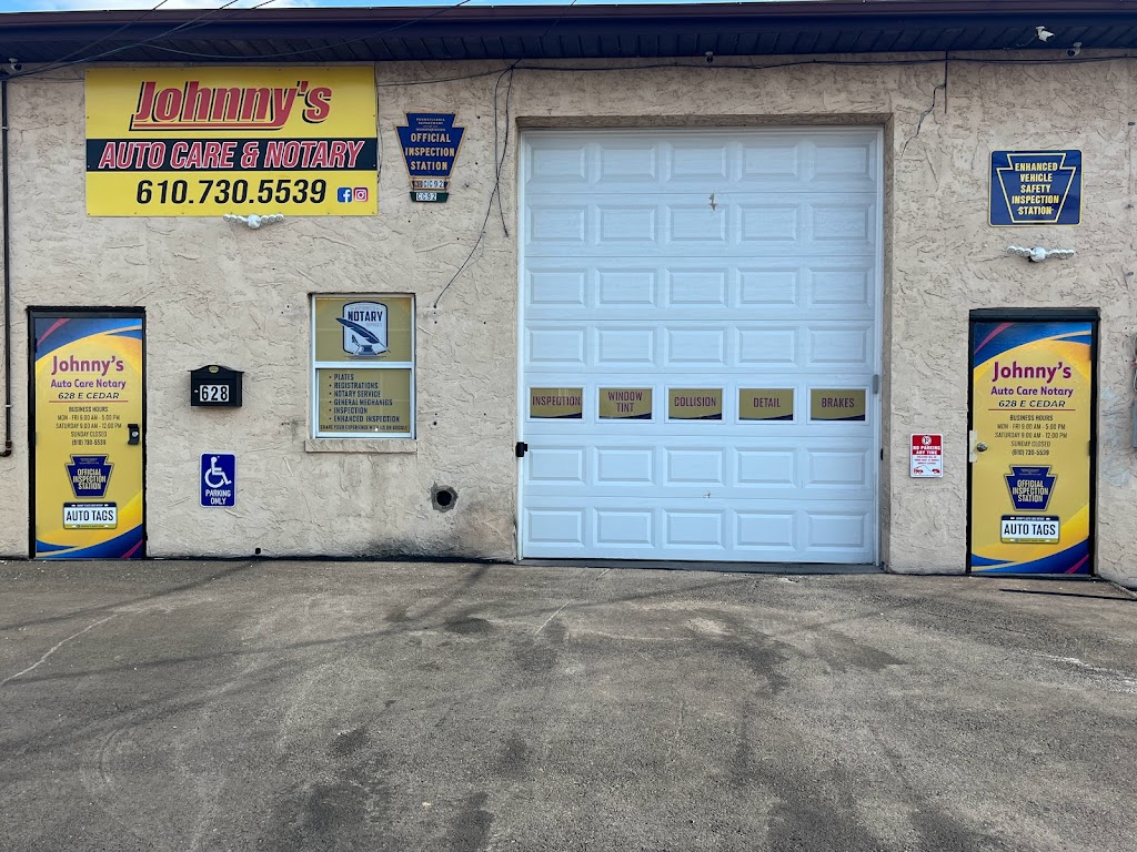 Johnnys Auto Care & notary | 628 E Cedar St, Allentown, PA 18109 | Phone: (610) 730-5539