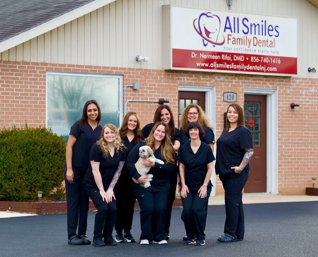 All Smiles Family Dental | 420 N Black Horse Pike, Williamstown, NJ 08094 | Phone: (856) 740-1416