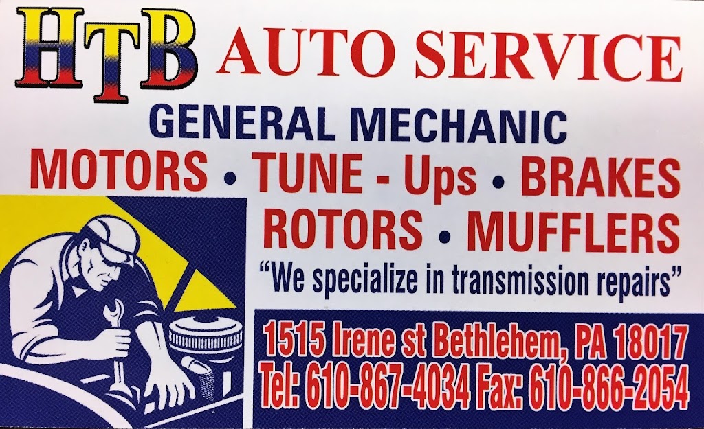HTB Auto Service | 1515 Irene St, Bethlehem, PA 18017 | Phone: (610) 867-4034
