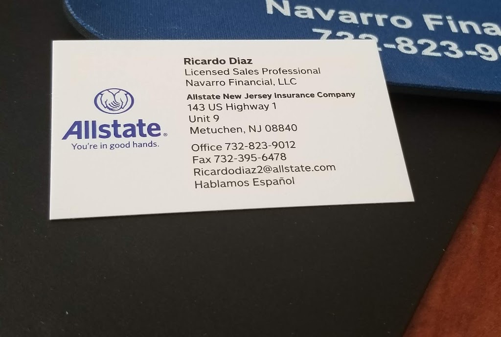 Andres Navarro: Allstate Insurance | 143 US-1 #9, Metuchen, NJ 08840 | Phone: (732) 823-9012