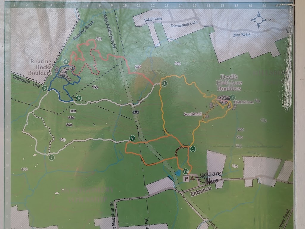 Sourland Mountain Hiking Trail | 415 E Mountain Rd, Hillsborough Township, NJ 08844 | Phone: (908) 722-1200