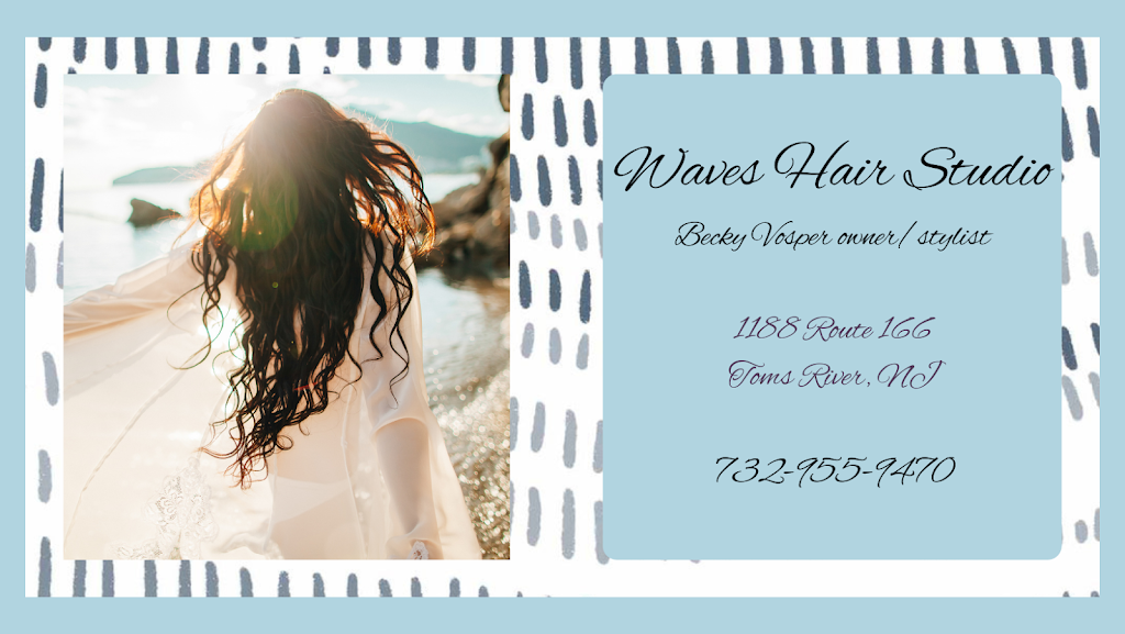 Waves Hair Studio | 1188 NJ-166, Toms River, NJ 08753 | Phone: (732) 955-9470