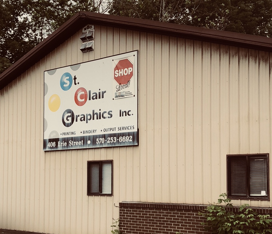 St Clair Graphics Inc | 406 Erie St, Honesdale, PA 18431 | Phone: (570) 253-6692